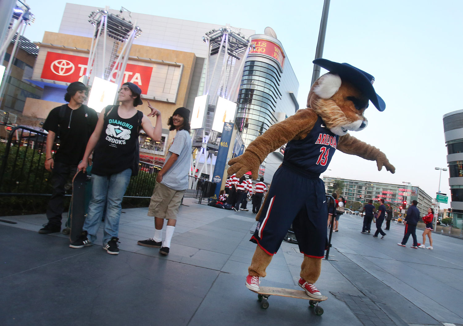 Wilbur and Wilma Wildcat through the years